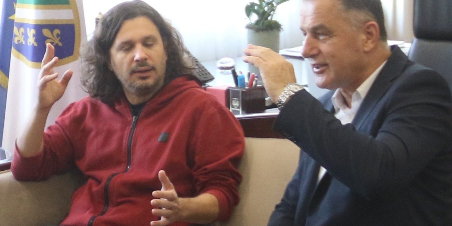 Nihat-Bisevac-i-reditelj-Stefan-Arsenijevic,-umetnicki-direktor-Festivala Nihat Biševac i reditelj Stefan Arsenijević, umetnički direktor Festivala